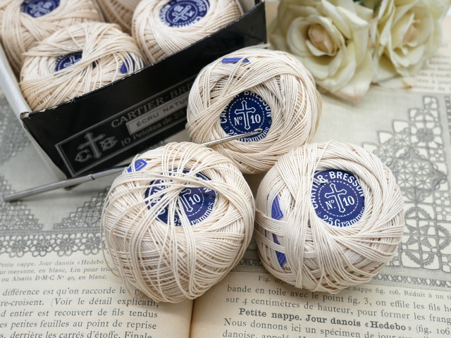 アンティーク＆ブロカント / 糸巻き /フランスCARTIER-BRESSON ECRU